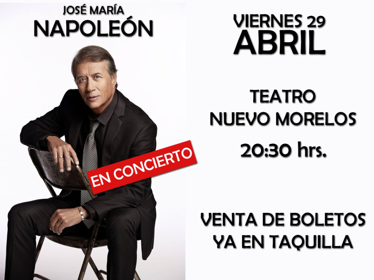 Napoleon en Concierto Toluca, Edo. de México Produce Sin Estrés